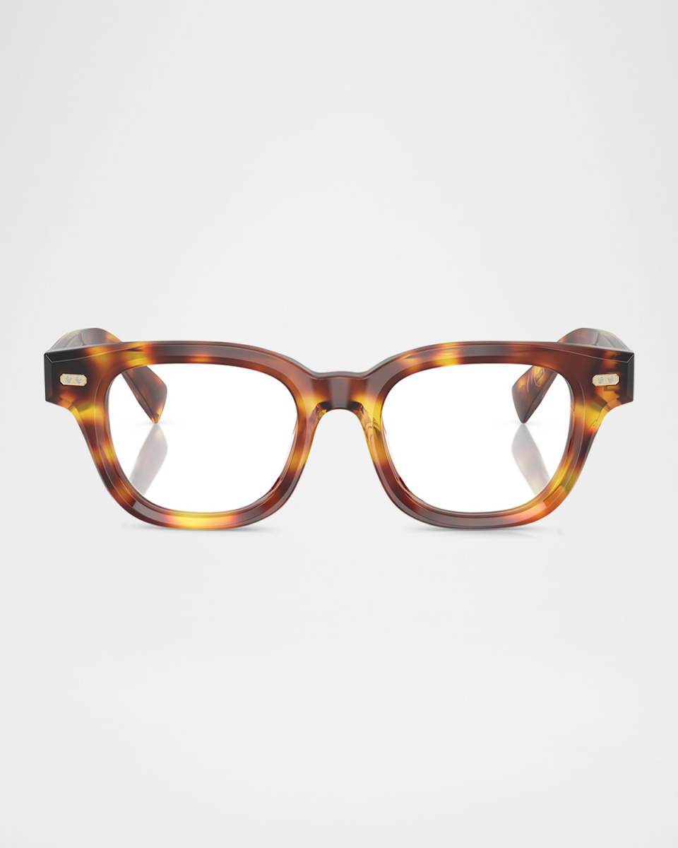 BC3012 Acetate Blue Light Rectangle Glasses